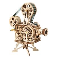 Mô Hình Gỗ 3D Lắp Ráp ROBOTIME Máy Chiếu Phim (183 mảnh, Vitascope) LK601 – WP004