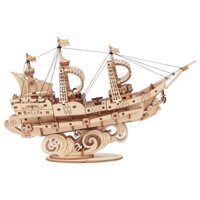 Mô Hình Gỗ 3D Lắp Ráp ROBOTIME Thuyền Buồm The Sailing Ship TG305 - WP138