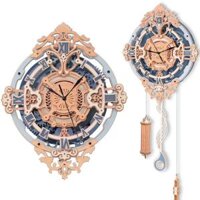 Mô Hình Gỗ 3D Lắp Ráp ROBOTIME ROKR Đồng Hồ Treo Tường Tình Yêu (231 mảnh, Romantic Note Wall Clock) LC701 – WP242