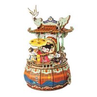 Mô Hình Gỗ 3D Lắp Ráp ROBOTIME Rolife Hộp Nhạc Phong Sơ Vũ (275 mảnh, Feng Chuwu) AMU04 - WP200