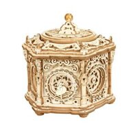 Mô Hình Gỗ 3D Lắp Ráp ROBOTIME ROKR Hộp Nhạc Khu Vườn Bí Mật (315 mảnh, Secret Garden) AMK52 – WP217