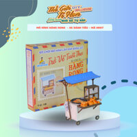 Mô hình gỗ tự lắp ráp DIY- Thế Giới Tí Hon- Hàng Rong- XE BÁNH BÒ BÁNH TIÊU - HR07