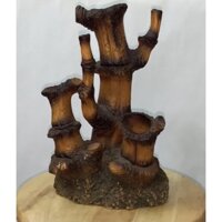 Mô Hình Gốc Cây Tre Gốm Sứ Trang Trí Sân Vườn, Tiểu Cảnh, Nội Thất Và Làm Quà Tặng.