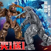 Mô hình Godzilla vs. Kong mecha, phiên bản cơ khí khổng lồ và độ khó tương thích với đồ chơi khối xây dựng LEGO
