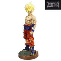 Mô Hình Goku Cởi Trần Hàng Thường Bản Có Đế - cao 42cm - nặng 1.2kg - DragonBall - Có Hộp Màu