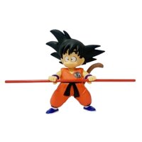 Mô hinh Goku kid cầm gậy . Cao 21cm , nặng 265g - No box - (VAT 002-02-80) - K5-T3-S7