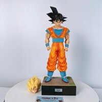 Mô hình Goku trong team Z dragonball 34cm 2 đầu thay thế Ongchumohinh MH 686