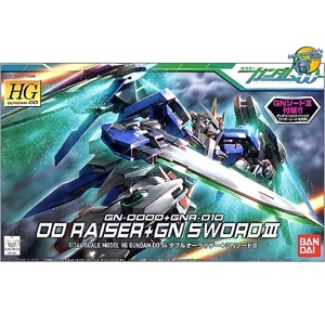 Mô Hình Gundam HG Bandai 00 Raiser + GN Sword III