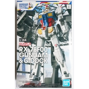 Mô hình Gundam HG RX-78F00 G-DOCK Gundam Factory Yokohama 1/144 Bandai