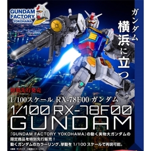 Mô hình Gundam HG RX-78F00 G-DOCK Gundam Factory Yokohama 1/144 Bandai