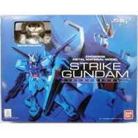 Mô Hình Gundam Seed Chogokin Metal Material Model Strike Gundam (Launcher and Sword) NEW