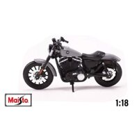 Mô hình Harley Davidson 2022 Sportster Iron 883 grey 1:18 Maisto MT018