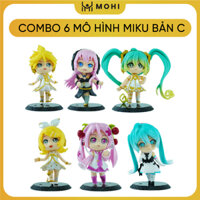 Mô Hình Hatsune Miku bộ 6 mô hình miku Bản C - Cao 9cm - nặng 300gram - Figure Miku - Bọc Túi - No Box