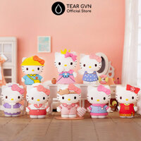 Mô hình Hello Kitty Change Clothes Diary Collection Langbowang chính hãng chủ đề nhật ký bộ sưu tập quần áo của Kitty