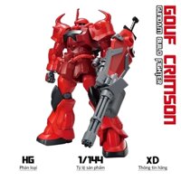 Mô hình HG Gouf Crimson Custom, 1/144 Mobile Suit, Xếp hình thông minh, Đồ chơi nhựa
