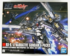 Mô hình HG UC Narrative Gundam A-Packs Bandai