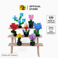 Mô Hình Hoa Minecraft Flowers (Tô Sẵn & DIY Kit Tô Màu)