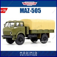 Mô Hình Hoàn Thiện Xe Vận Tải Quân Sự Maz 505 - Tỉ Lệ 1:43 - Modimio - 4310.8