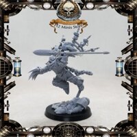 [Mô hình in 3D] Mô hình Warhammer 40000 Chaos Space Marine - Haarken Worldclaimer, Herald of the Apocalypse