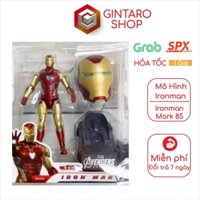 Mô hình Ironman Mark 85 có thể lắp ráp được nhiều tư thế và có bệ trưng bày mô hình, Mô hình nhân vật Ironman GINTARO
