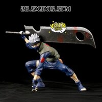 Mô hình Kakashi chiến đấu cầm kiếm thủ thế cực ngầu - Mô hình Naruto - Hatake Kakashi - Kích thước 26.5 x 9 x 15.5cm