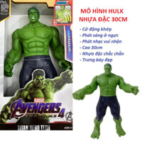 Mô Hình Khổng Lồ Xanh Mô Hình Hulk Nhựa Đặc Cao 30cm khớp xoay linh hoạt cho bé vui chơi