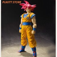 Mô hình khớp Bảy viên ngọc rồng Dragon Ball - Mô hình nhân vật Son Goku tóc đỏ DB105