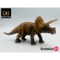 Mô hình khủng long , đồ chơi con vật Schleich chính hãng khủng long Triceratops 14522 trầy nhẹ - Schleich House