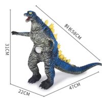 Mô hình khủng long Godzilla dài 60cm Gojira bự rây có xanh trạng thái chuẩn bị tuyệt of the Monsters
