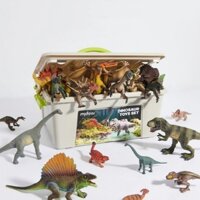 Mô hình khủng long mini cao su mềm Mideer Dinosaur Toys Set jurassic world T-rex spinosaurus