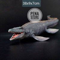 Mô hình khủng long Mosasaurus (gập được hàm) - Đồ Chơi Sưu Tầm - Đồ Chơi Cho Bé - Thương Long Xám - Jurassic world