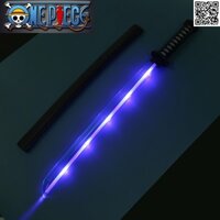 Mô hình kiem nhựa Katana Bokken zoro kèm hiệu ứng led xanh dương 80Cm 1892