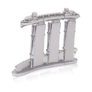 Mô Hình Kim Loại Lắp Ráp 3D Metal Mosaic Marina Bay Sands