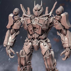 Mô hình kim loại lắp ráp 3D MU Transformers Tượng Optimus Prime