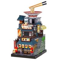 Mô Hình Kim Loại Lắp Ráp 3D MU Tiệm Mì Ramen Nhật Bản (61 mảnh, Travel to World - Japan Ramen Shop) YM-N104-E – MP935
