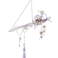 Mô Hình Kim Loại Lắp Ráp 3D MU Trâm Trung Kiếm Tử Kinh (118 mảnh, Redbud Hairpin in Sword) YM-N153-A