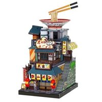 Mô Hình Kim Loại Lắp Ráp 3D MU Tiệm Mì Ramen Nhật Bản (61 mảnh, Travel to World - Japan Ramen Shop) YM-N104-E – MP935