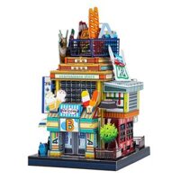 Mô Hình Kim Loại Lắp Ráp 3D MU Cửa Hàng Tiện Lợi Nhật Bản (62 mảnh, Travel to World - Japan Convenience Store) YM-N104-H – MP938