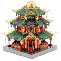 Mô Hình Kim Loại Lắp Ráp 3D MU Trân Bảo Cát (84 mảnh, Không LED, Tower of Treasure) YM-N079-C – MP736