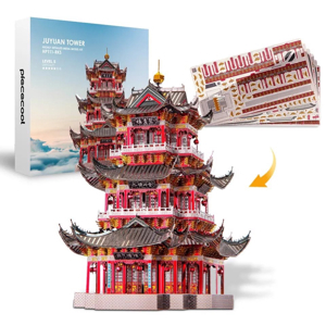 Mô hình kim loại lắp ráp 3D Piececool Juyuan Tower