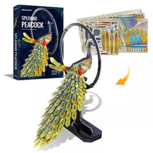 Mô hình kim loại lắp ráp 3D Piececool Con Công Peacock