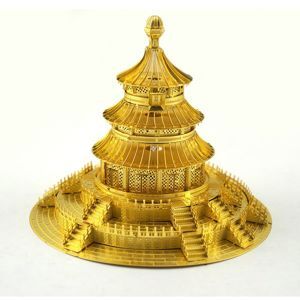 Mô hình kim loại lắp ráp 3D Piececool Đền Thiên Đường Template Of Heaven
