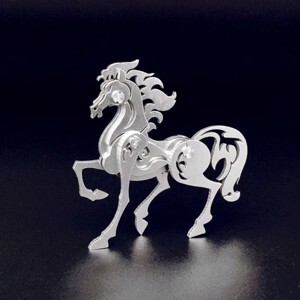 Mô hình kim loại lắp ráp 3D Race Horse (Ngựa Đua) - Steel Warcraft SW002