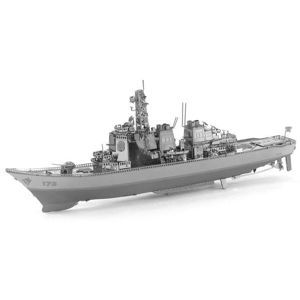 Mô hình kim loại lắp ráp 3D Thiết Giáp Hạm Kongo (Silver) – Metal Mosaic MP697