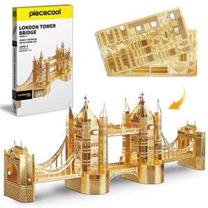 Mô hình kim loại lắp ráp 3D Tower Bridge (Cầu Tháp Luân Đôn) – Piececool
