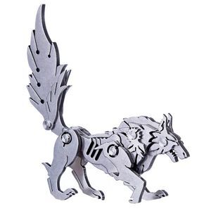 Mô hình kim loại lắp ráp 3D Wolf (Chó Sói) - Steel Warcraft SW023