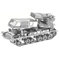 Mô Hình Kim Loại Lắp Ráp 3D Metal Works Xe Pháo Phản Lực 122mm ( 35 mảnh, Multi-Barrel Rocket Launcher) – MP458