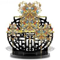 Mô Hình Kim Loại Lắp Ráp 3D Piececool Bách Điểu Triều Phượng (592 mảnh, The Treasure of Phoenix) P323-RG - MP1203