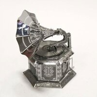 Mô Hình Kim Loại Lắp Ráp 3D Metal Works Máy Nghe Đĩa Than (60 mảnh, Record Player) – MP611