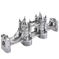 Mô Hình Kim Loại Lắp Ráp 3D Piececool Cầu Tháp Luân Đôn (65 mảnh, Tower Bridge of London) HP009-S – MP370